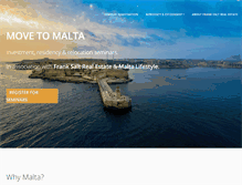 Tablet Screenshot of malta-residency.com